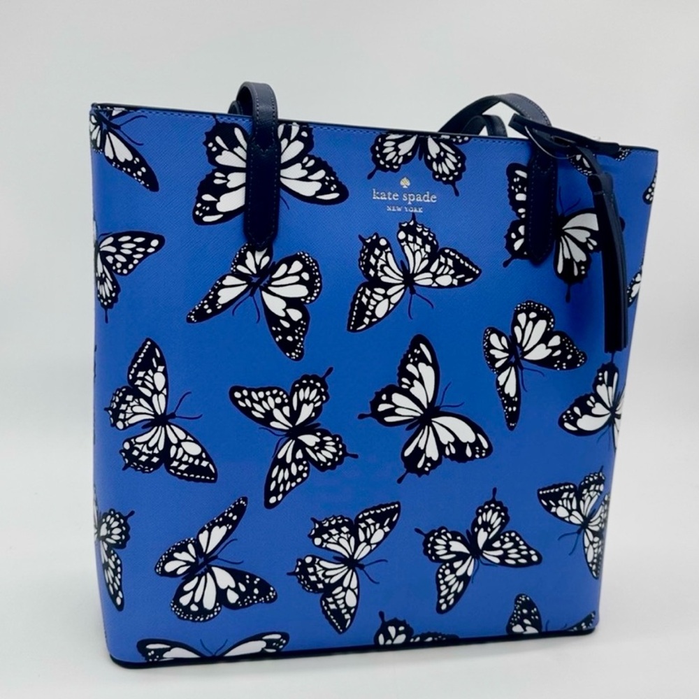 Kate Spade Jana Tote Butterfly Print Shoulder Bag